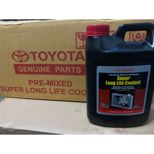 ORIGINAL TOYOTA SUPER LONG LIFE COOLANT（PRE-MIXED ANTI-RUST  ANTI-FREEZE）SPECIALLY FORMULATED BY TOYOTA VEHICLES 1-Litre