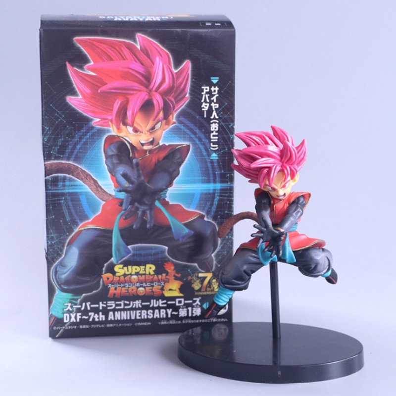Dragon Ball Super Heroes DXF Son Goku Saiyan Man Avatar PVC Figure Model Toy