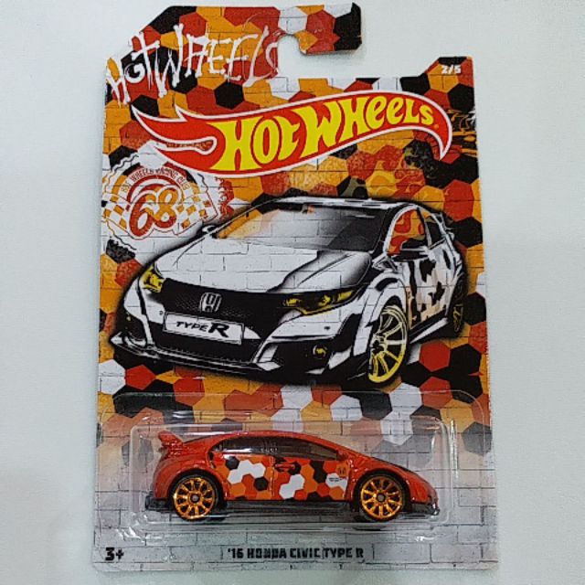 16 honda civic type r hot wheels