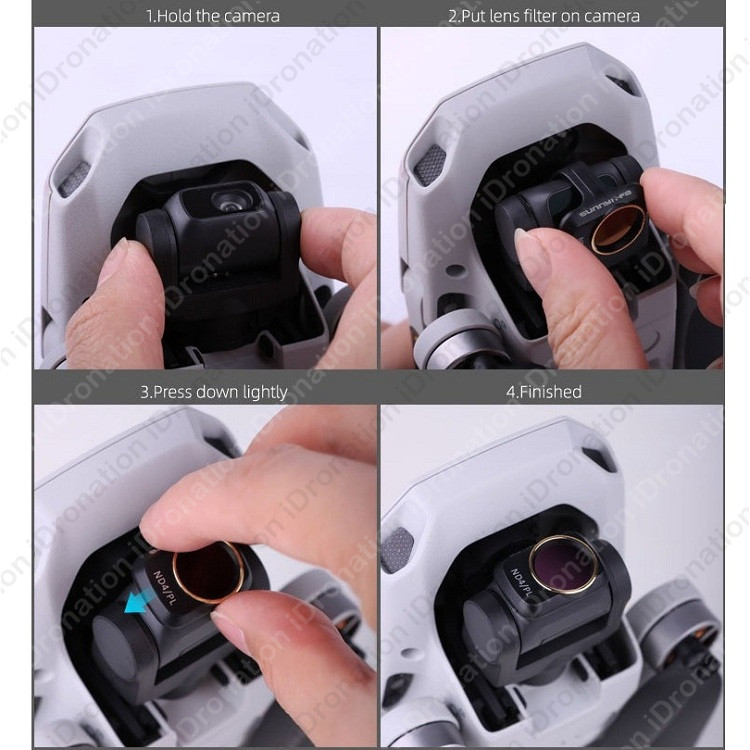 6 Pack Camera Lens Filter Combo Lens Filter Set for DJI Mavic Mini/Mavic Mini 2 Accessories CPL, MCUV, ND4, ND8, ND16, ND32 