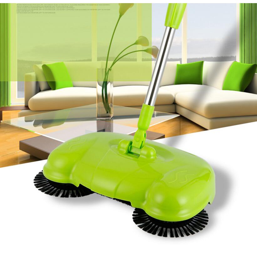 Cool Sweeping Machine Spin Hand Push Broom Sweeper Household Dust Collector