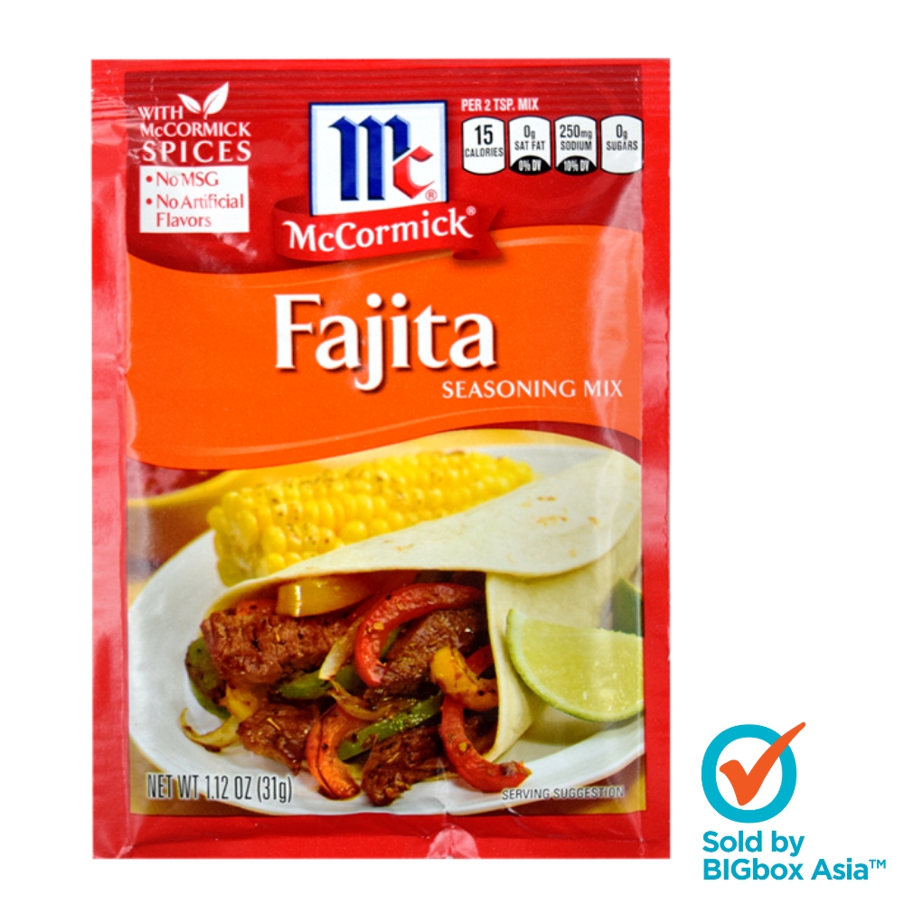 McCormick Fajitas Marinade (31g) Shopee Malaysia