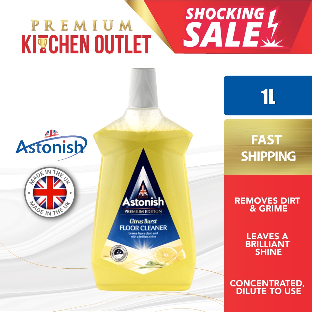 【Made in UK】Astonish Premium Edition Floor Cleaner Citrus Burst 1L CLN