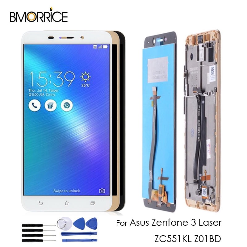 5 5 For Asus Zenfone 3 Laser Zc551kl Lcd Display Touch Screen Digitizer Assembly Z01bdb Z01bda Z01bd Z01bdc Replacement Shopee Malaysia