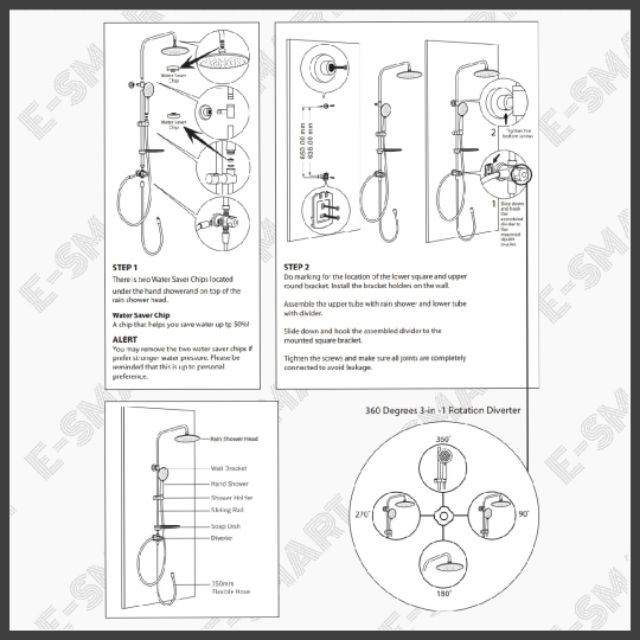 Sale Rubine Rain Shower Water Heater Dc Inverter Booster Pump Rwh Sse891d Shopee Malaysia