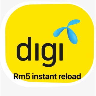 Digi ，maxis，celcom，yes ，u mobile Instant Reload Rm5