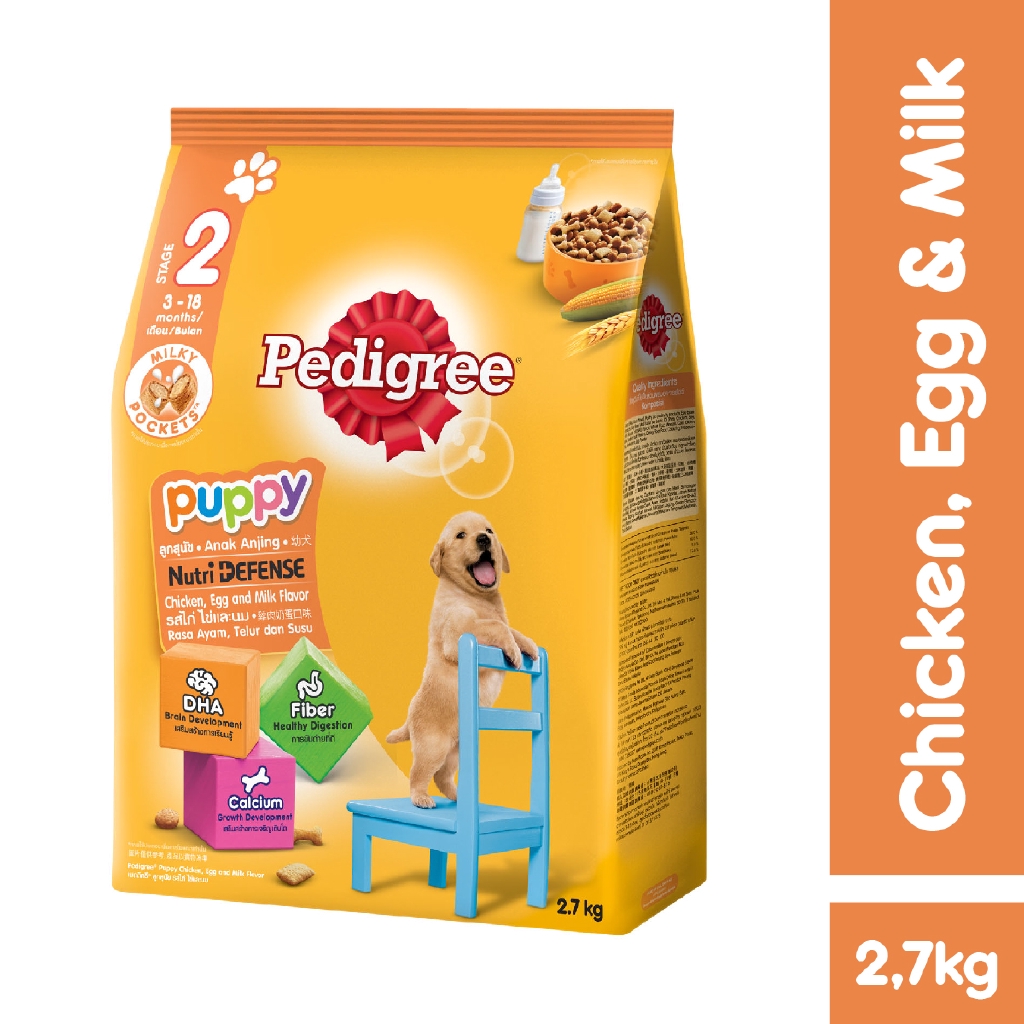 pedigree puppy chicken