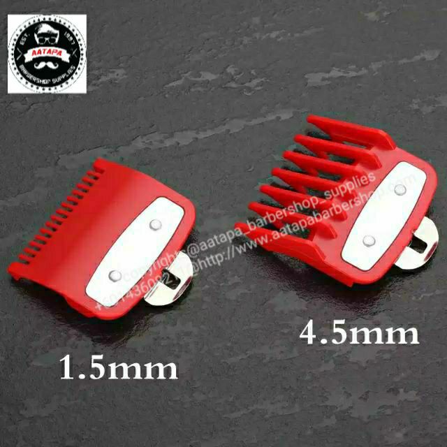Fade attachment guards 1.5 mm 4.5mm (0.5/1.5) fits wahl clippers barber