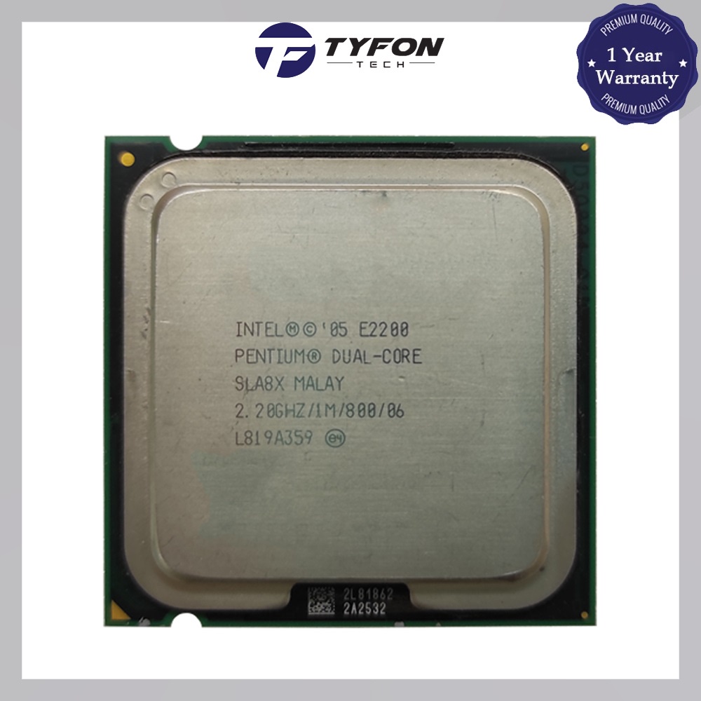 Intel Pentium Dual Core E2200 Desktop Processor (1M Cache, up to 2 ...