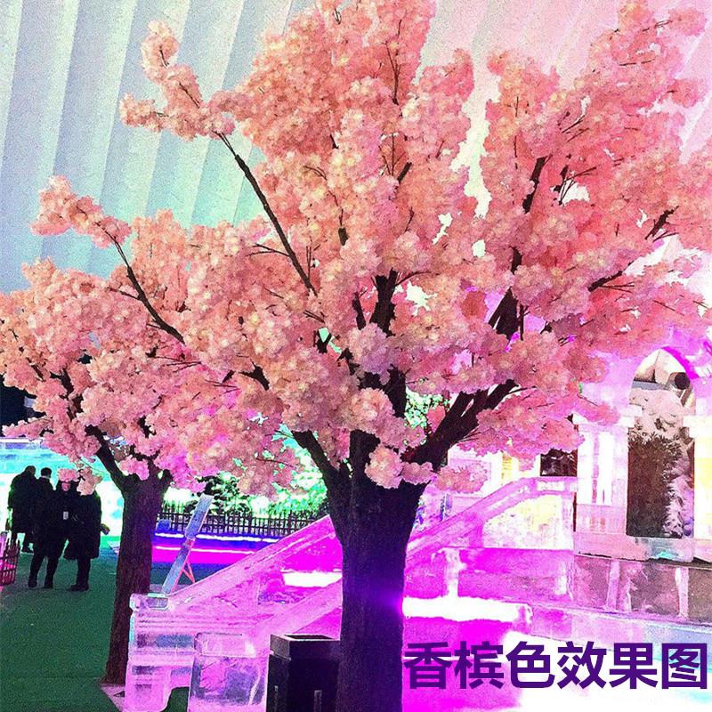 Fake Flowersﺴ Simulation Cherry Blossom Tree Plastic Wedding