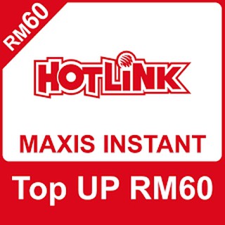 Hotlink / Maxis Reload Rm60 ( Normal Topup 60days Validity)