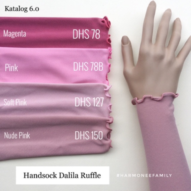 Handsock dalila single ruffle FREE POUCH BAG ❤️💕