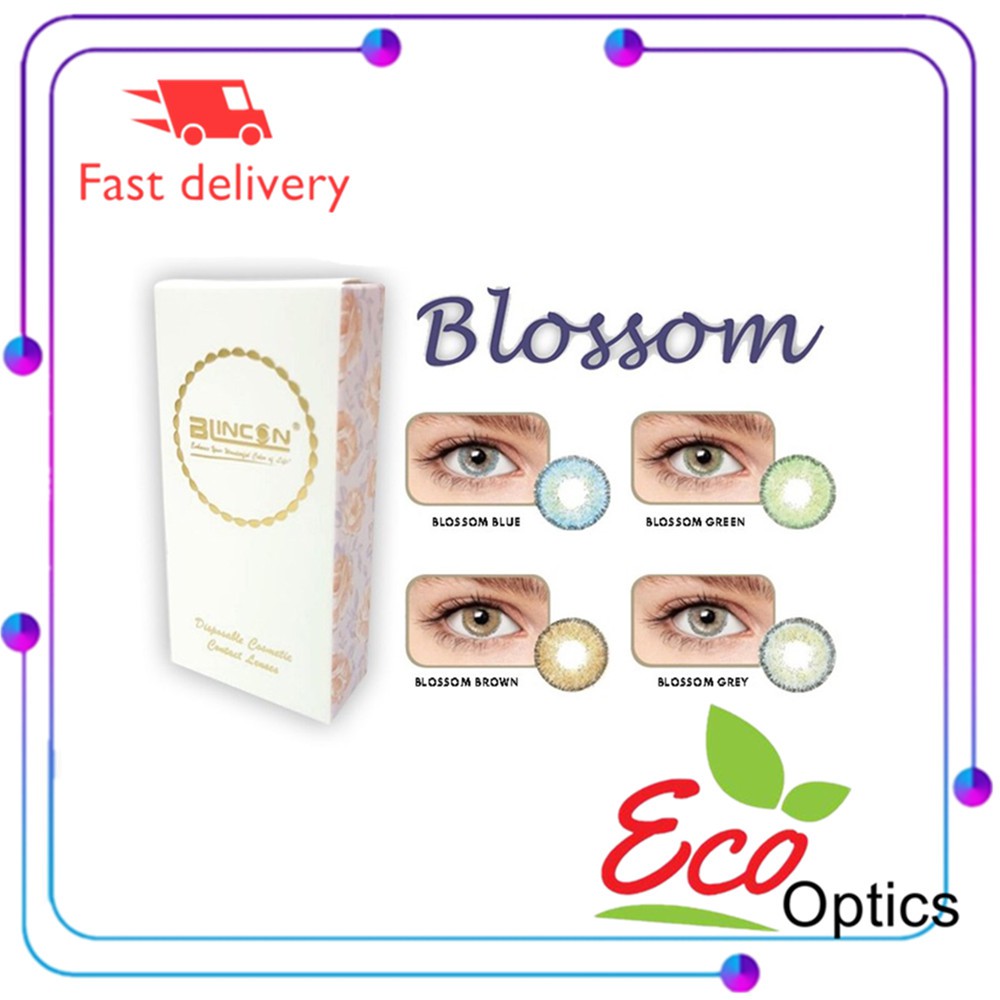 Blincon Blossom I Ii 3 Month Contact Lens 2pcs Box Shopee Malaysia