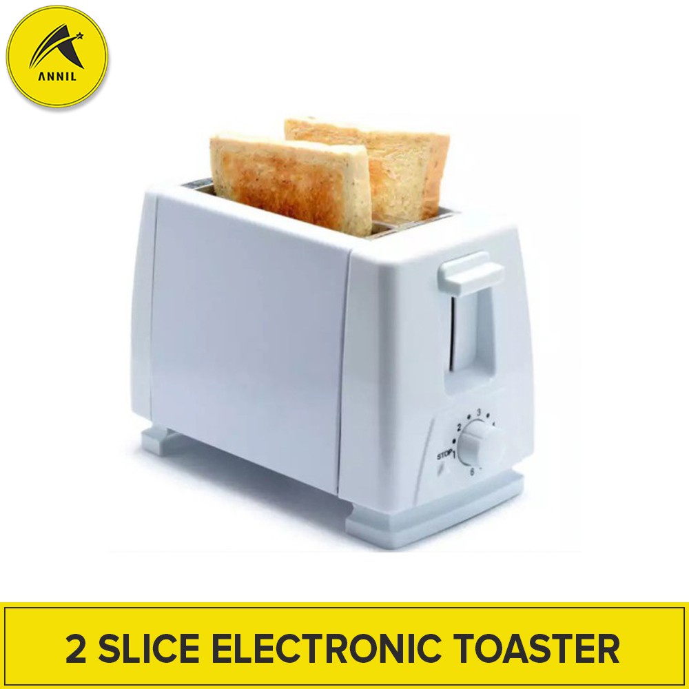 Annil Affordable 2 Slice Electronic Toaster Stainless Steel Good Quality