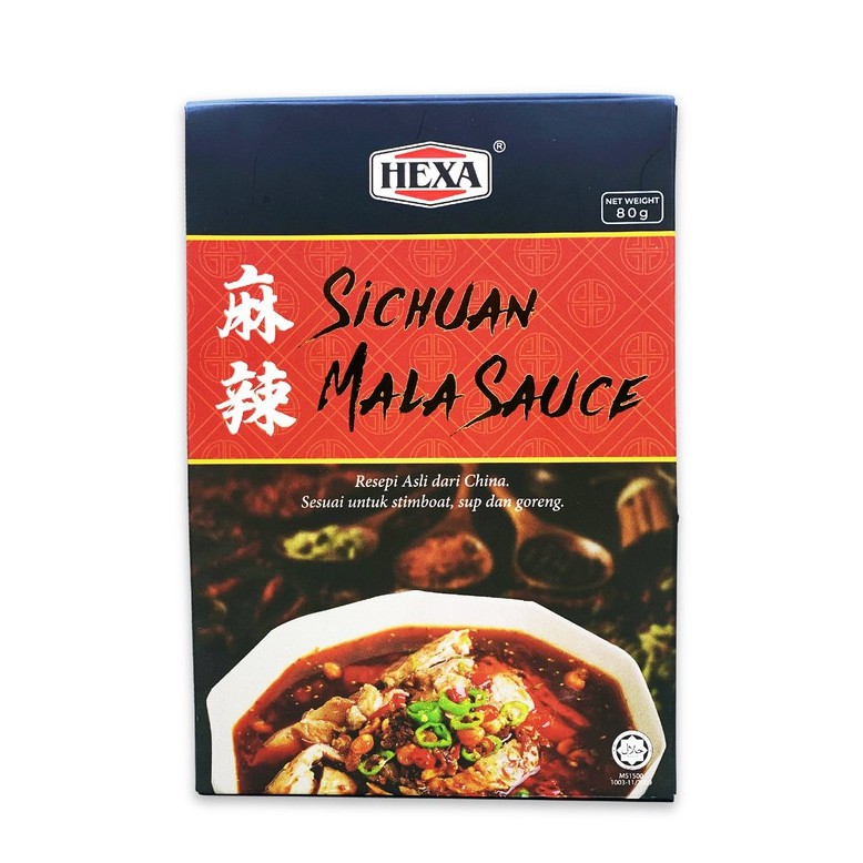 HEXA HALAL Sichuan Mala Sauce 80gm New Product Shopee Malaysia
