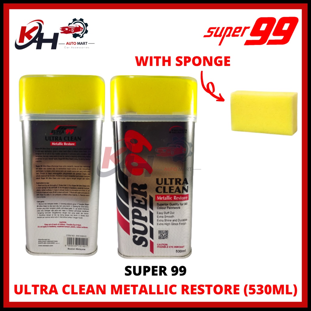 100 Ori Soft Super 99 Luster Cleaner Wax 530ml Cleaner & Wax Quality