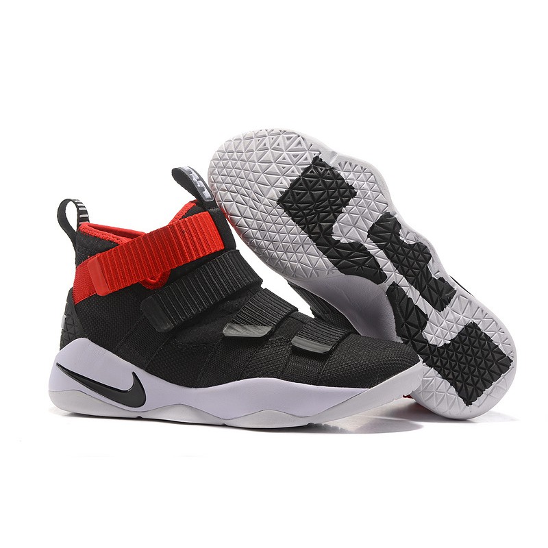 lebron soldier 11 black and red