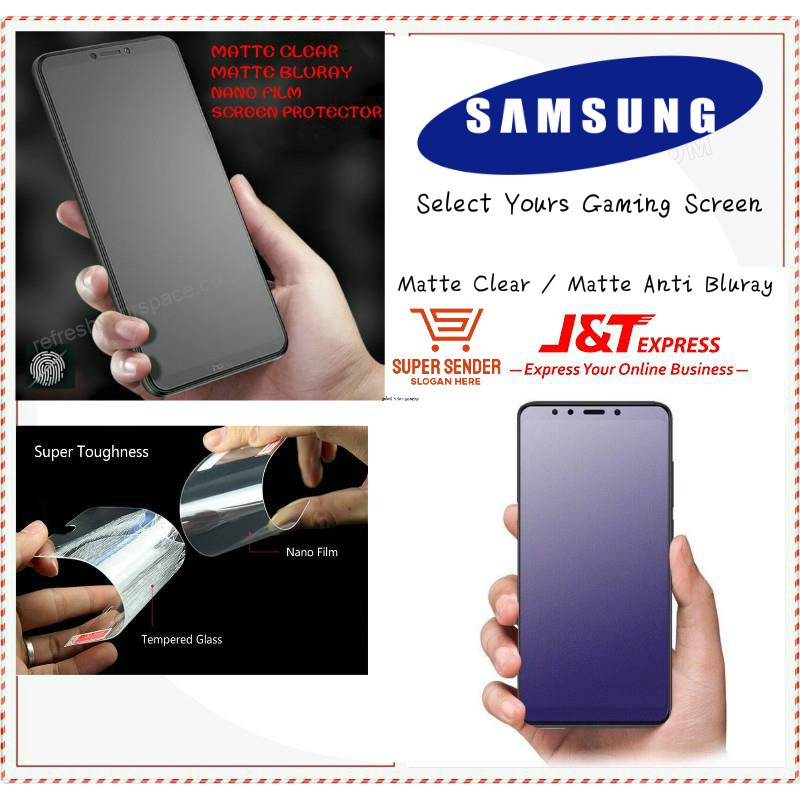 Matte Clear Samsung M51 M31s Uncrack Screen Protectors Shopee Malaysia