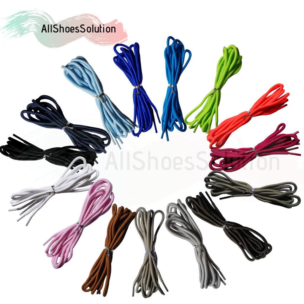 *MY READY STOCK Round Shoe Laces 120cm (Sports/Casual ...