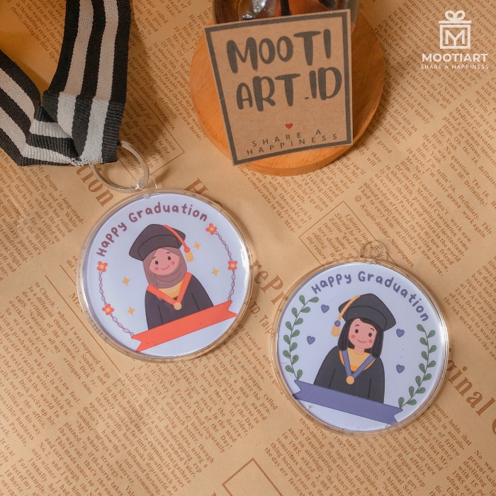 [MOOTIART.ID] Medali Hampers - Unique Medal Free Box Acrylic Medal Custom Acrylic Medal Birthday Graduation Gift for Girlfriend Unique Gift for Parents' Friends Mother's Day Gift Spray Gift Hampers Birthday Gift for Girls Women Gifts for Girlfriends Best