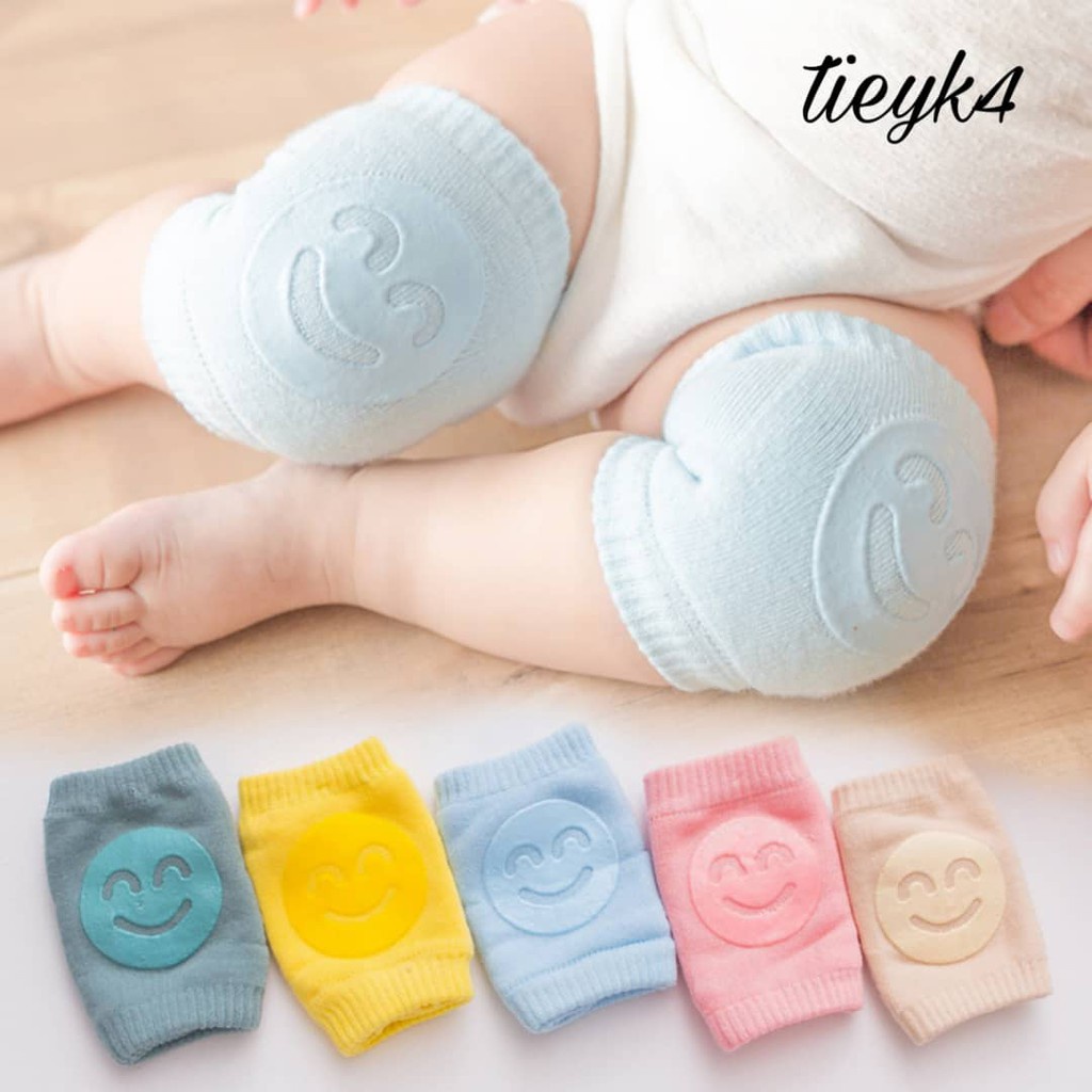 Baby Knee Pad Cotton infant knee pads anti slip crawling protective gear Crawling Safety Protection (1 Pair)