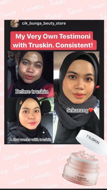 truskin moisturizer testimoni