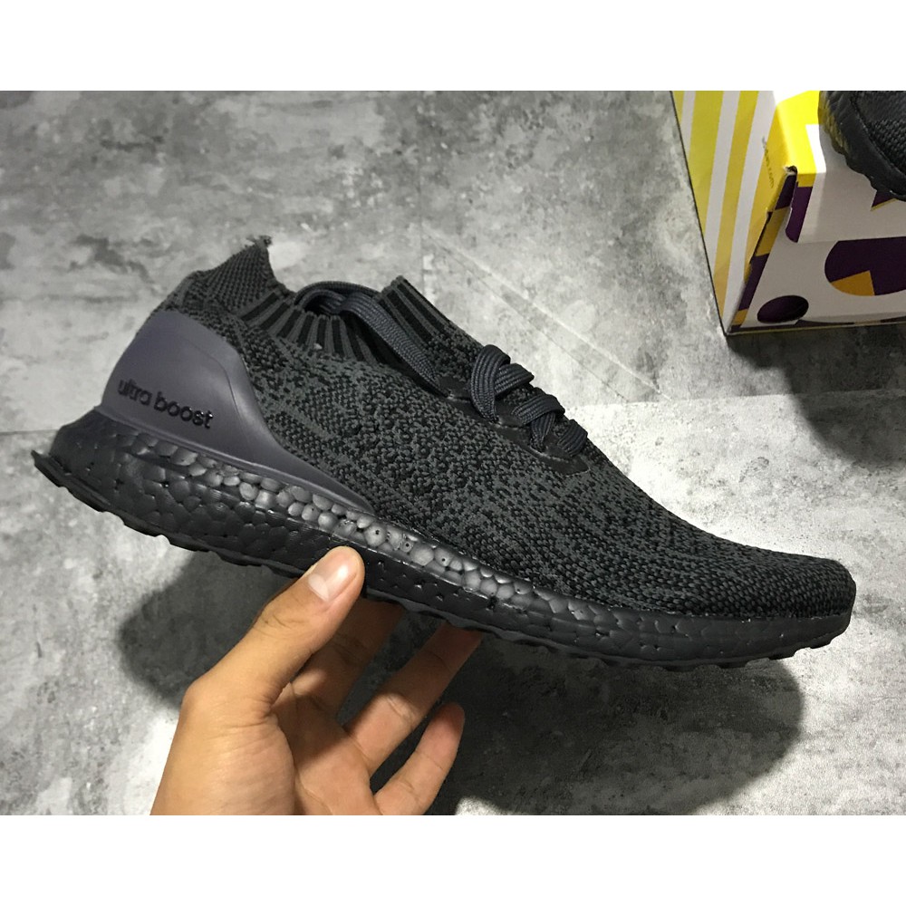 ultra boost uncaged all black