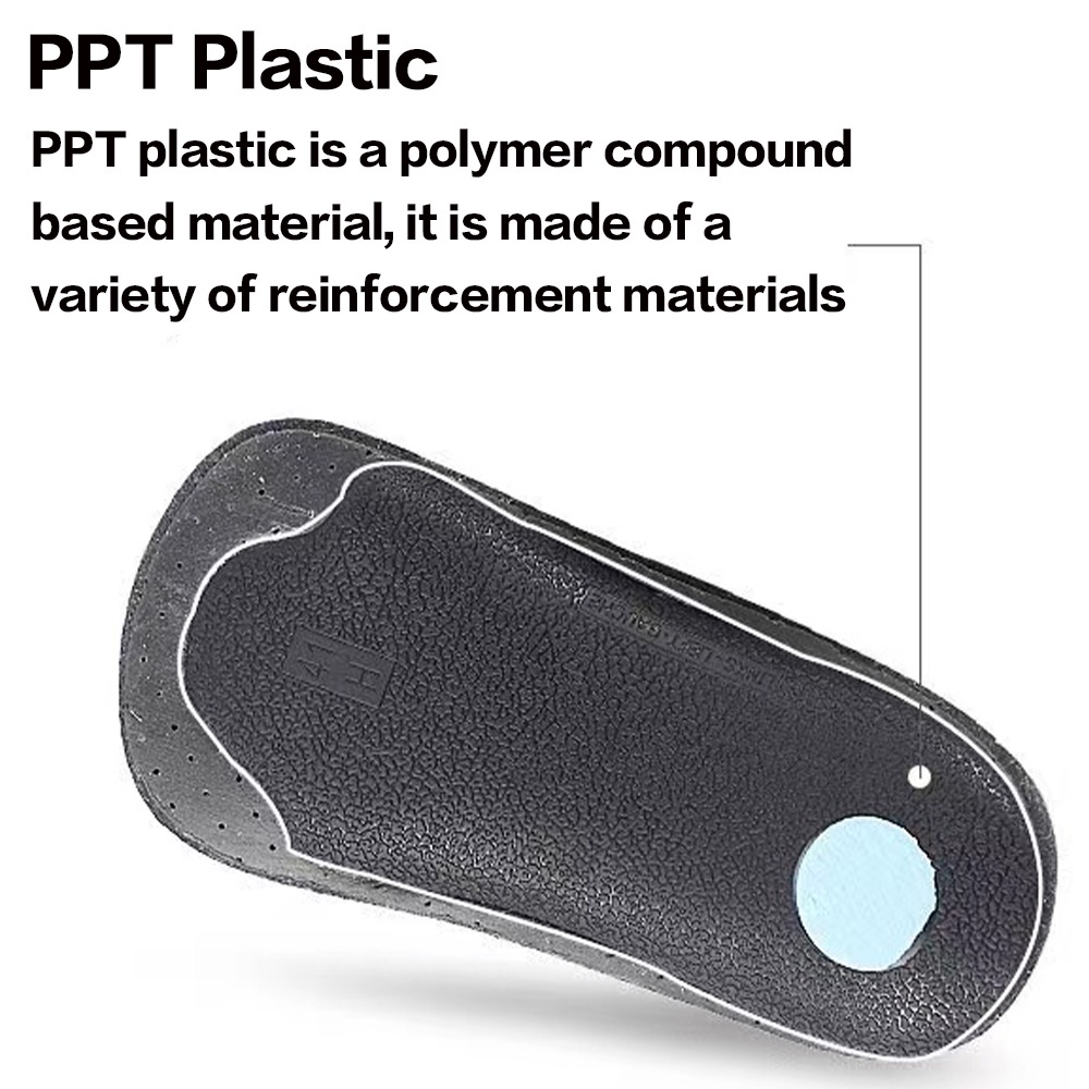 Leather Orthotics Insole For Shoes Sole Flat Foot Arch Support Varus