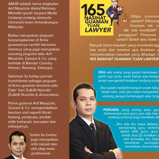 165 Nasihat Guaman Tuan Lawyer Ammar Shopee Malaysia