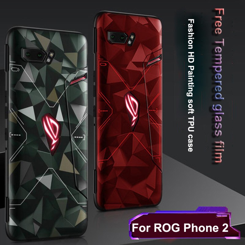 For Asus Rog Phone 2 Case Ultra Silicone Soft Back Cover For Asus Rog Phone Ii Zs660kl Case Phone2 Tpu Protector Cases Shopee Malaysia