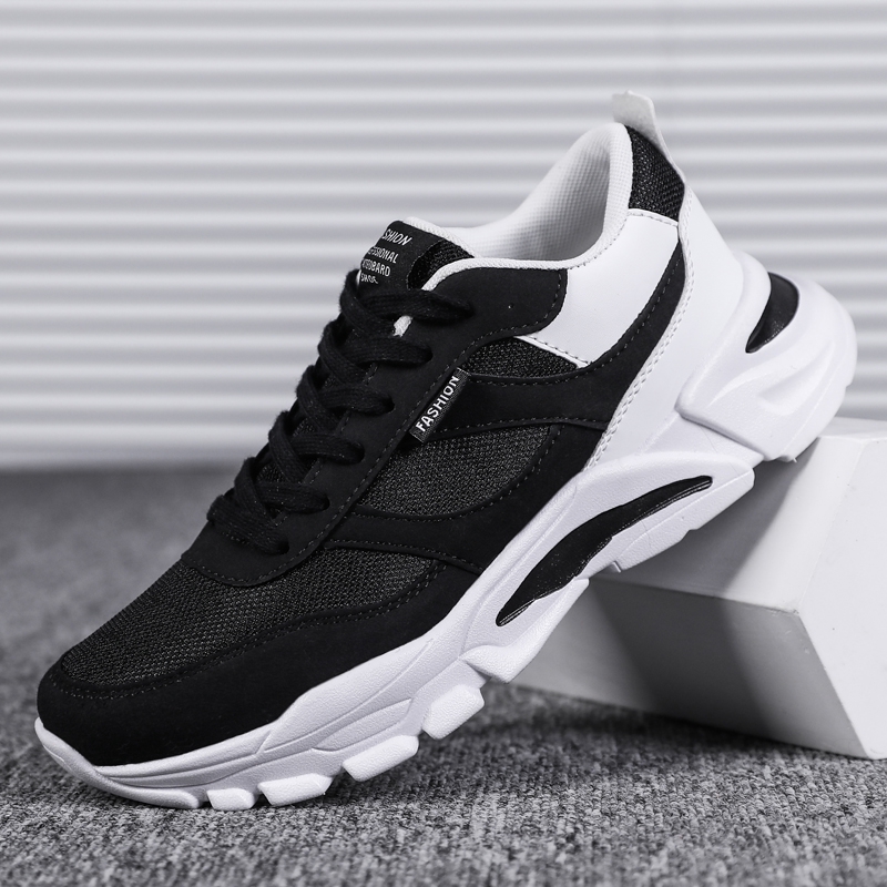 comfortable black running shoes