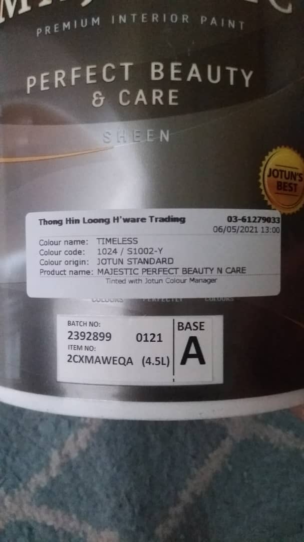 Jotun Majestic Perfect Beauty Care Interior Premium Paints 1l Shopee Malaysia