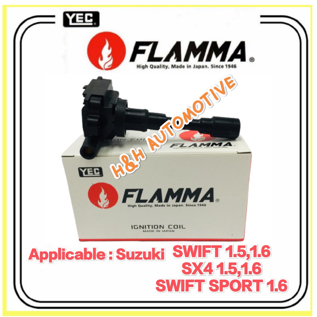 Yec Flamma Ignition Coil Plug Coil for Suzuki Swift 1.3cc 1.5cc 1.6cc