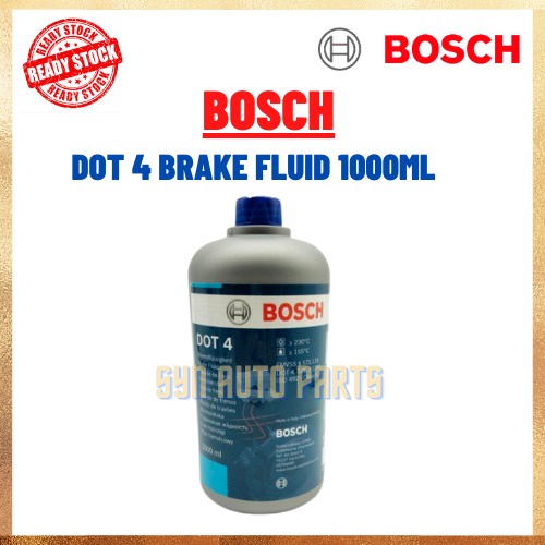 NEW STOCK BOSCH DOT 4 BRAKE FLUID 1000ML (MADE IN ITALY) #bosch Oil ...