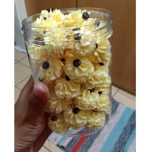 ENJ Dahlia Susu Rangup Di Luar Cair Di Mulut, Homemade Cookies Kudapan Biskut Raya Murah Cookies Kudapan Biskut Raya