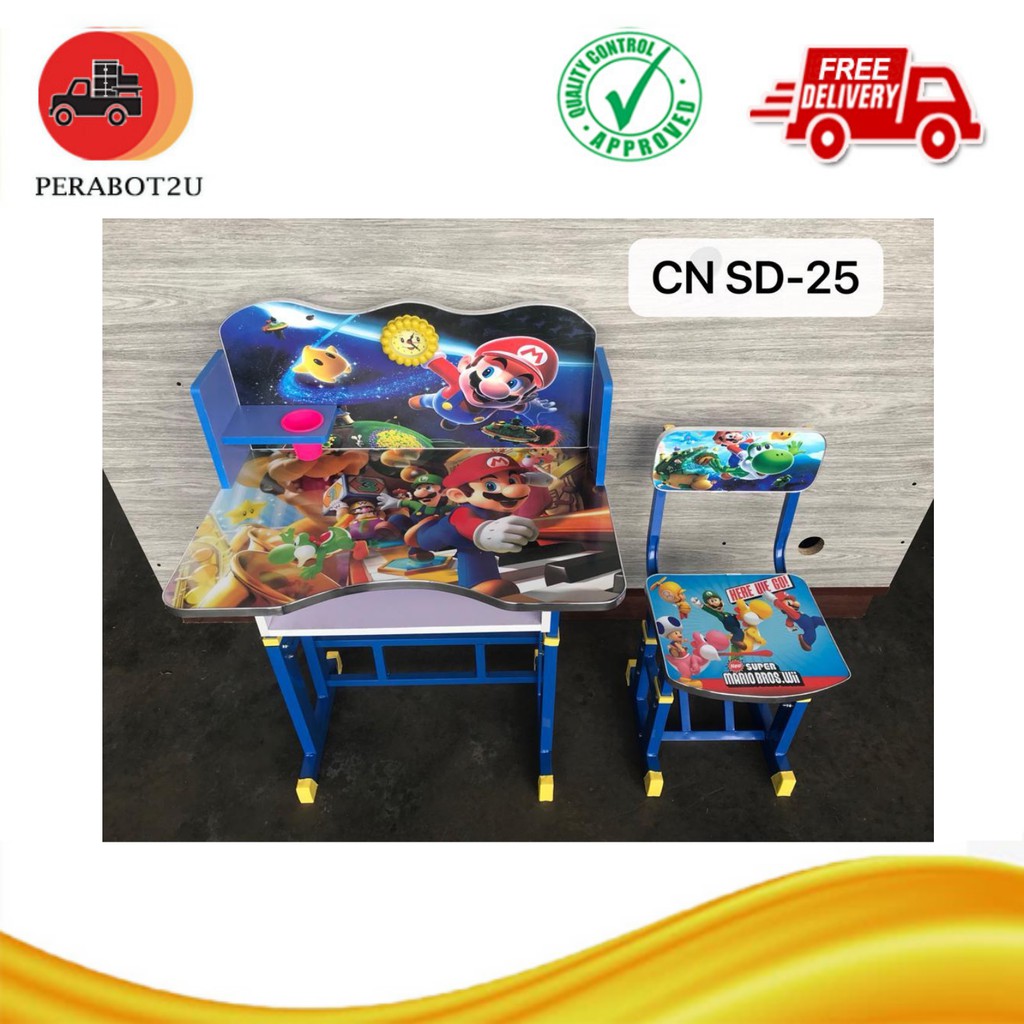 Ace Meja Tulis Budak Kerusi Set Meja Belajar Budak Meja Belajar Kanak Kanak Study Table Shopee Malaysia