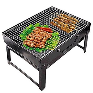 Portable Folding BBQ Grill Charcoal Barbecue for Camping Picnic Tempat ...