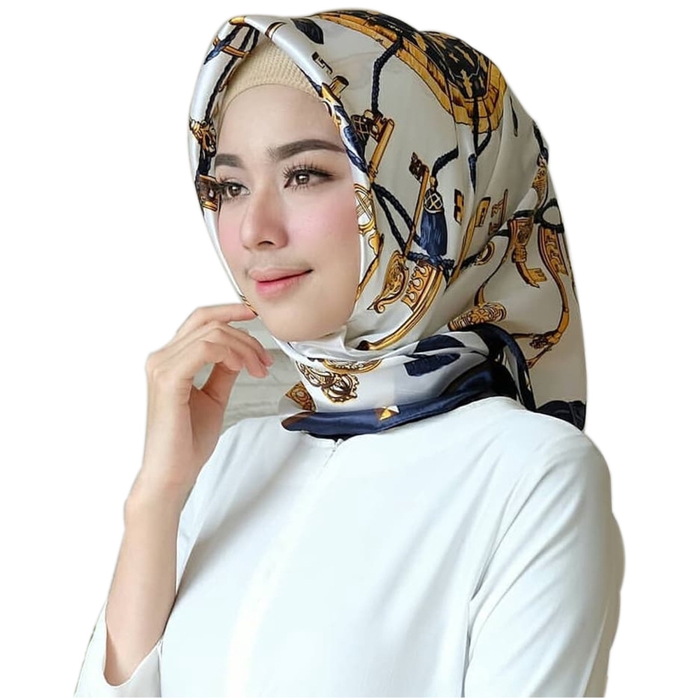 [hot Sale Hot Sale ] Ready Stock Hijab Bawal Satin Fashion