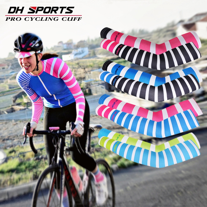 10 Pairs Cycling Bike Bicycle Arm Warmers Cuff Sleeve Cover UV Sun Protection