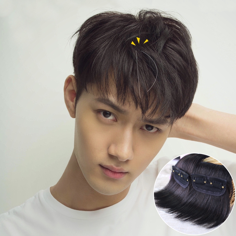 Men S Replacement Pad Hair Piece Top Fluffy Pad High Wig Pie