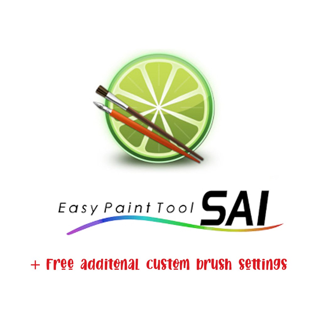 Paint Tool Sai 2 Full Version 32 64 Bit 19 Free Custom Brush Settings Shopee Malaysia