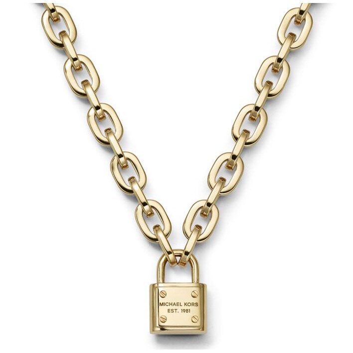 michael kors necklace lock