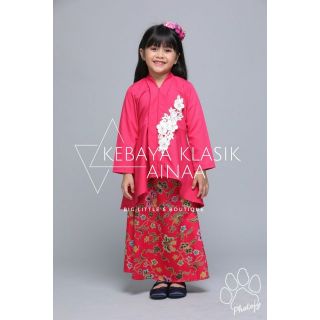  Kebaya Batik Kanak kanak  Budak Baby Perempuan Girl Songket 