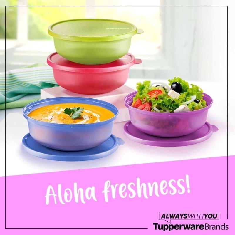 Tupperware Aloha Bowl 1L