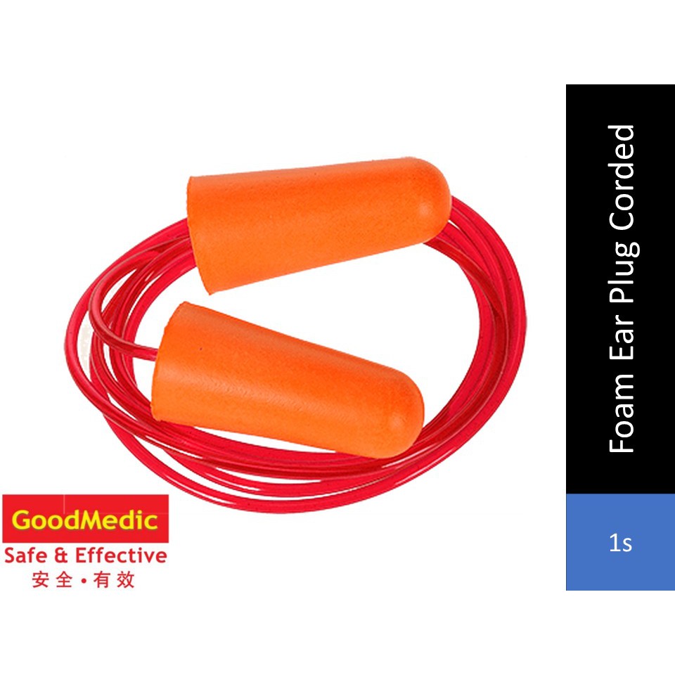 Foam Ear Plug Corded (1s) Shopee Malaysia