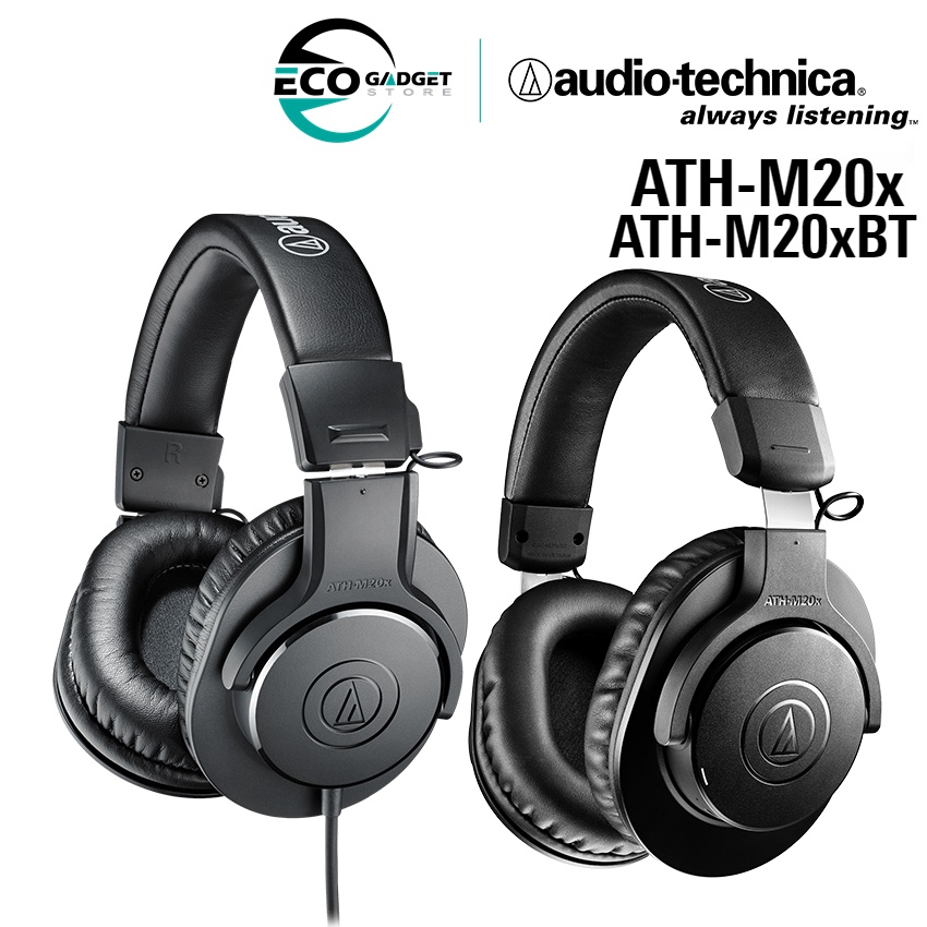 AudioTechnica ATHM20x Wired / ATHM20xBT Wireless PROFESSIONAL STUDIO MONITOR OVEREAR