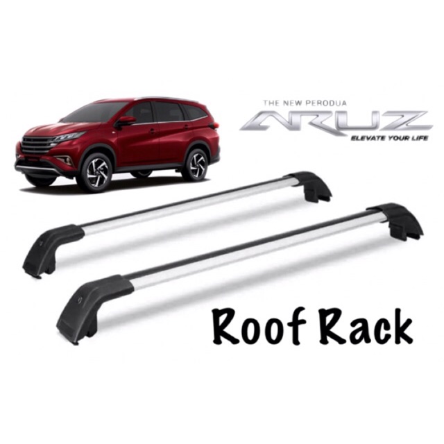 Perodua Aruz Alluminium Roof Rack  Shopee Malaysia