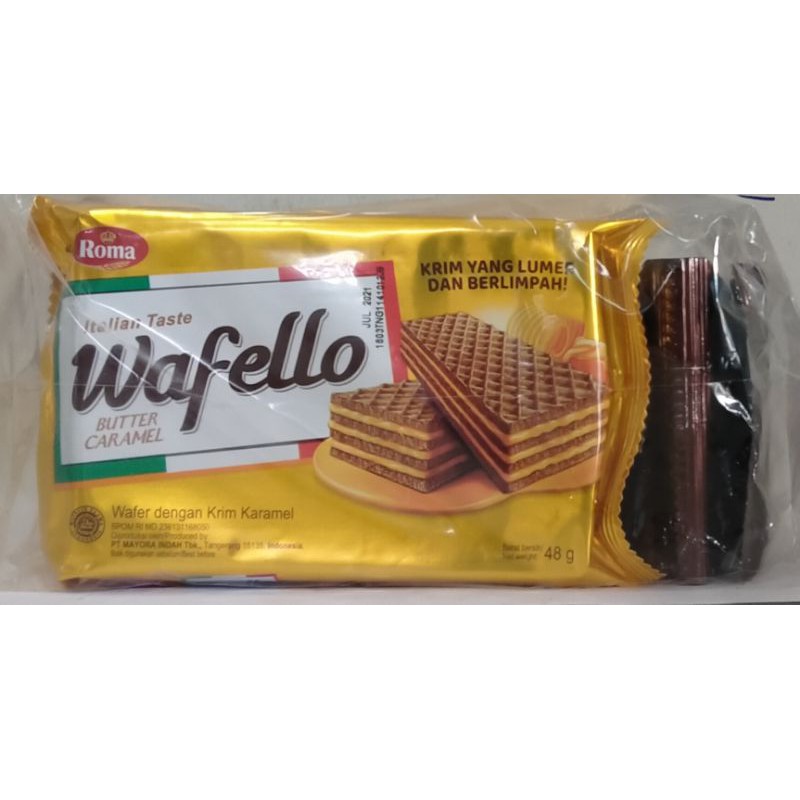 Wafello Wafer Karamel X10@48g 