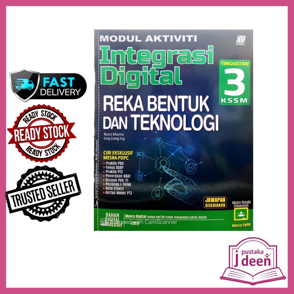 Buy JDEEN BUKU LATIHAN TINGKATAN 3 REKA BENTUK DAN TEKNOLOGI MODUL