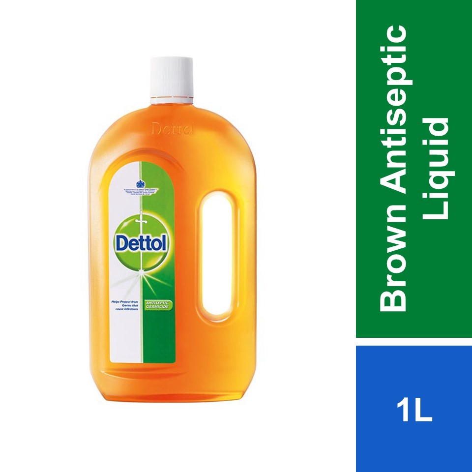 Dettol Brown Antiseptic Liquid 1l Shopee Malaysia